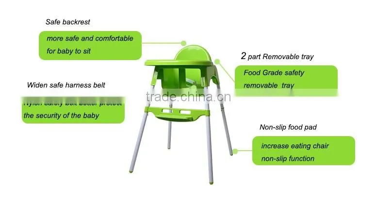 Manufacturer Hot Sales Simple Design ODM and OEM Portable Baby Booster Seat High Seat Chairs