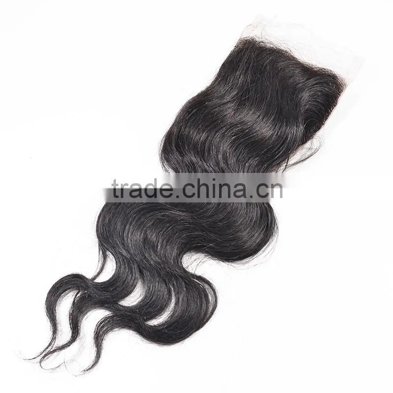 Guangzhou New 12-28inches Remy Wholesale And Retail indian hair frontal closures
