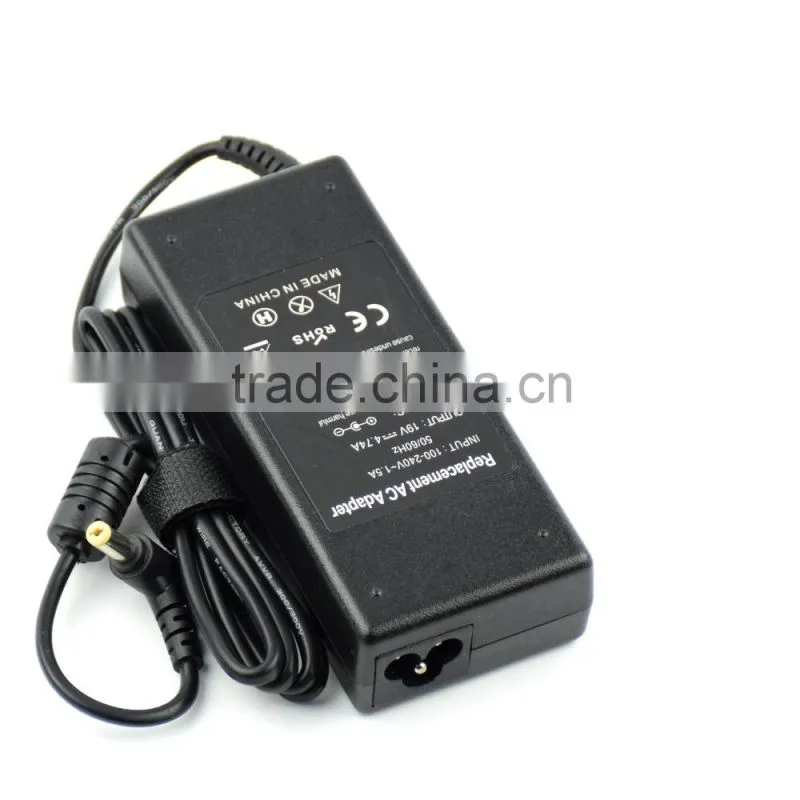 AC 100-240V 1.5A 50-60Hz factory price oem switching laptop adapter for Acer 19v 4.74a 5.5*1.7mm