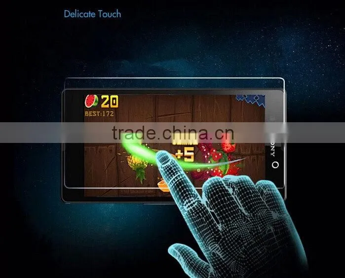 anti shatter glass screen protector for sony xperia z2