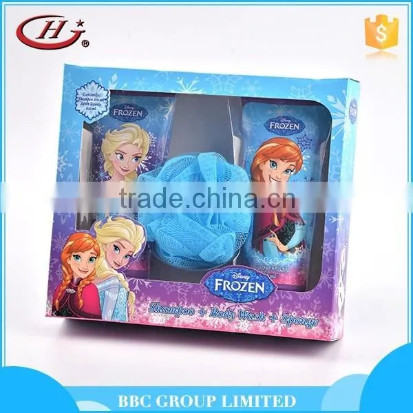 BBC Frozen Gift Sets OEM 001 Body care shower gel bath cream including shampoo,body wash,sponge