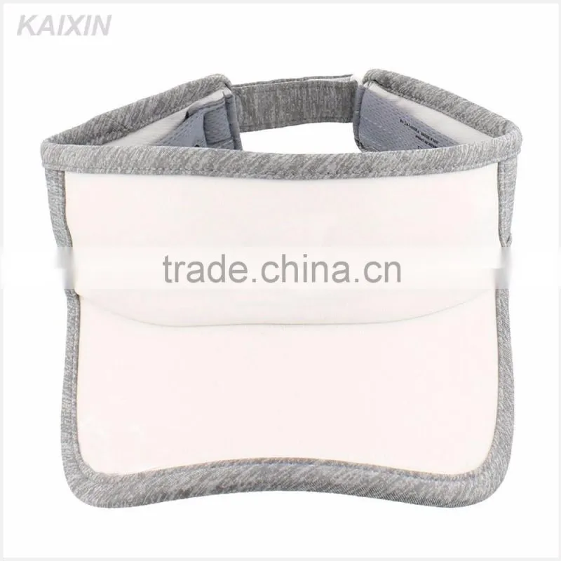 promotional cheap custom made short brim sun visor hat