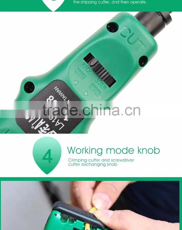 Cable Impact punch down tool wire stripping knives Mini Utility Portable Network Punch Down tool for 110 88 modules