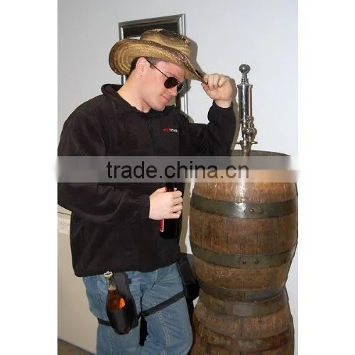 Wholesale Popular Custom Hip Holster Leather Beer Bottle