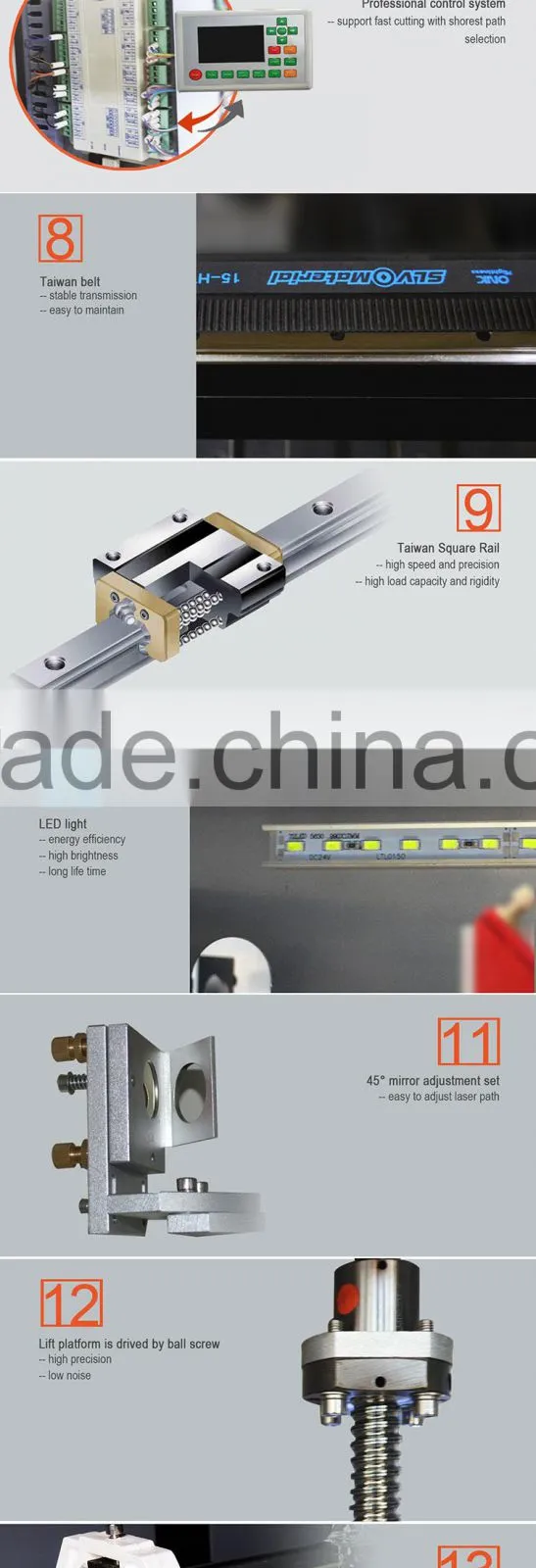 40W mini Co2 laser cutting machine with CE