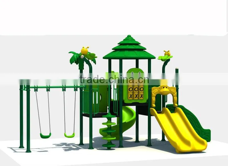 woods outdoor slide sets with swings for backyard LE.SL.018