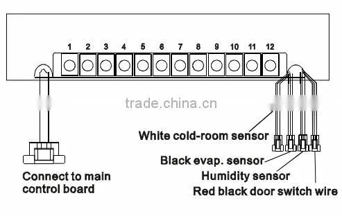 color special temp humidity control wine cooler touch screen thermostat SF-548