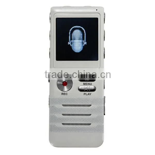8G Mini hd digital voice recorder long distance noise cancelling audio recorder dictaphone with MP3 music player