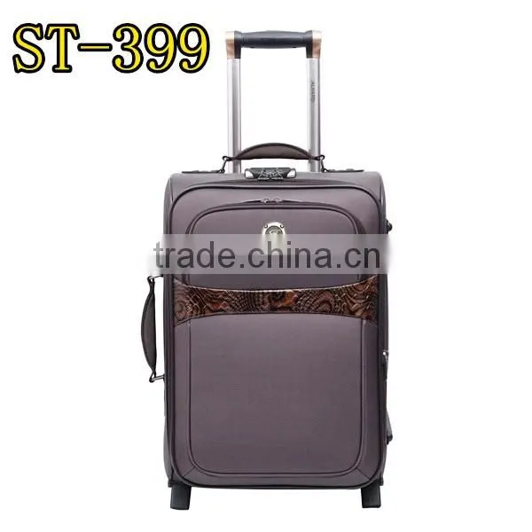 china personalized cheap EVA trolley luggage set