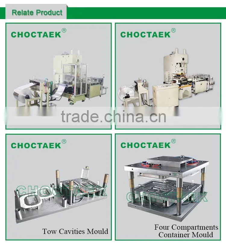 Mould for aluminium foil container making machine