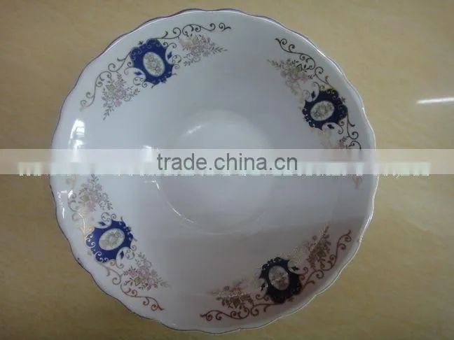 ceramic flate plate / ceramic pizza plate / high-white ceramic plate