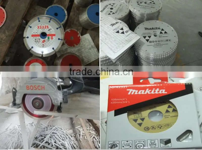 Sintered segment diamond saw blade