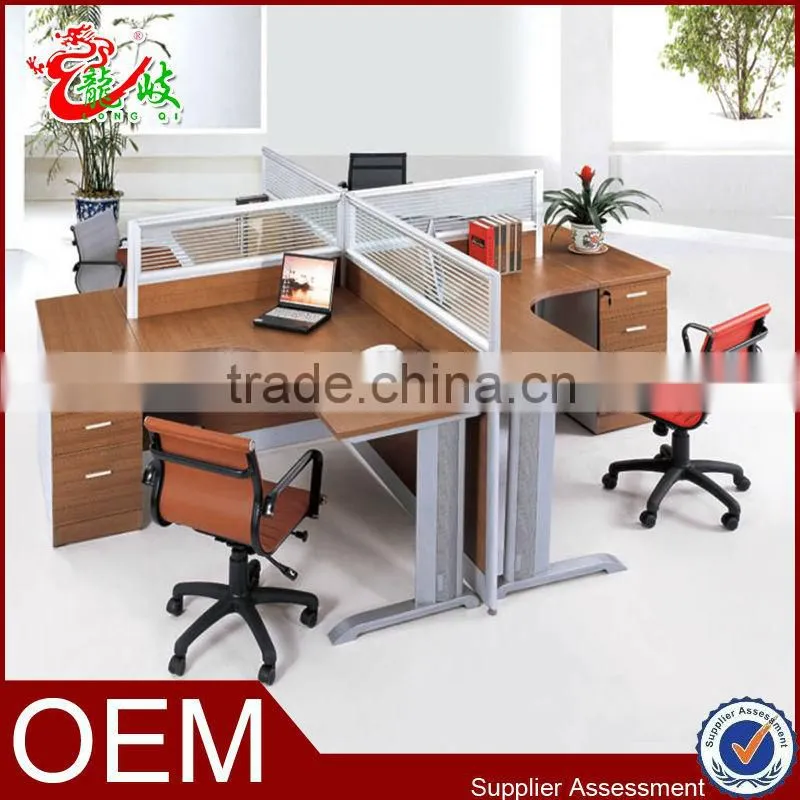 hot sale glass aluminium partition office screen workstation melamine cubicle partition modular workstation
