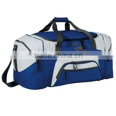 Eco-friendly canvas duffel bag