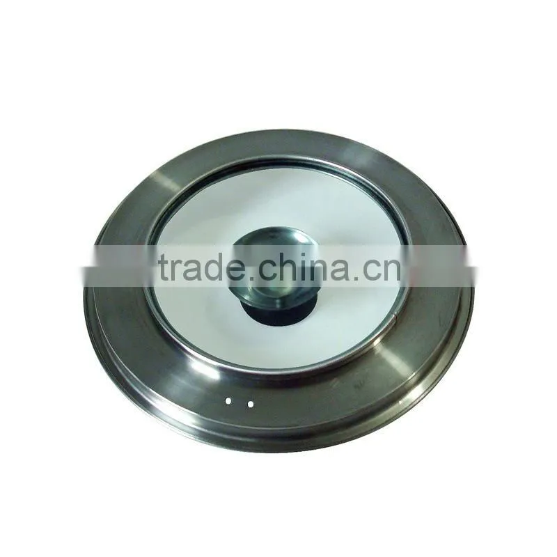 stainless steel 304 nonstick mini kitchen universal pot with seeable glass lid