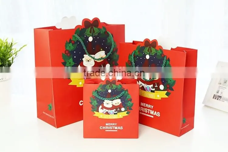 christmas paper handle bag