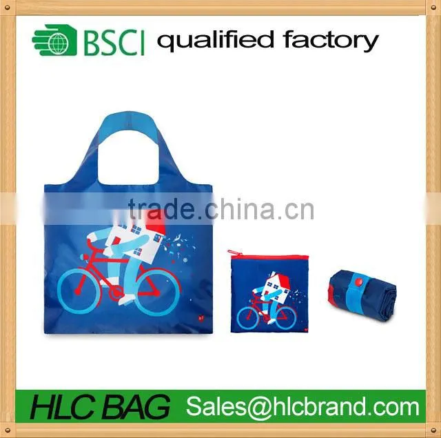 recyclable rolling pounch tote shopping bag HL-PB189