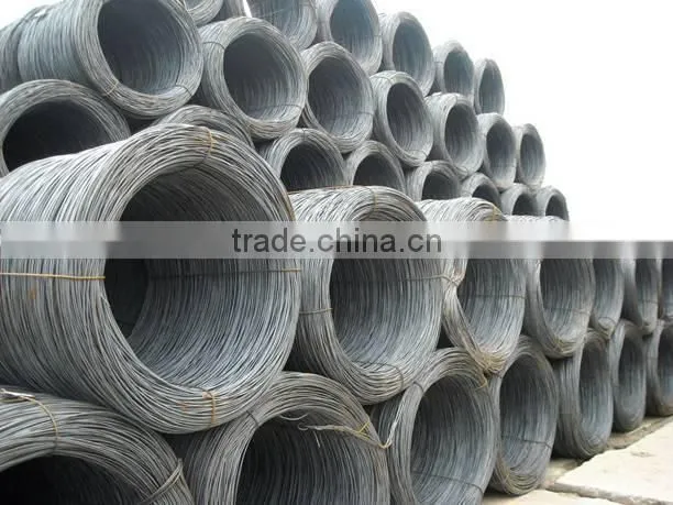 high quality factory price SAE1008b hot rolled low carbon steel wire rod