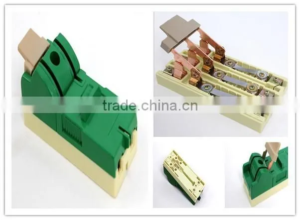 220V 63A plastic bakelite 2P single throw knife switch