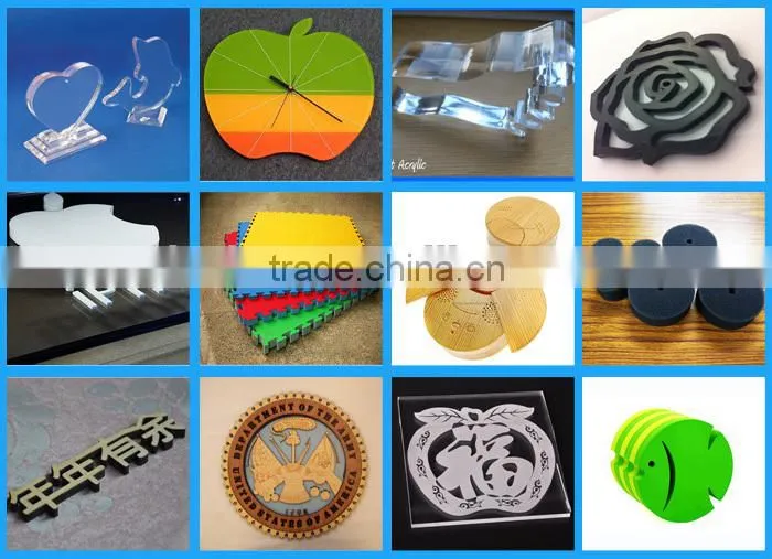 Excellent laser cutting machine, GY-1390T for Acrylic ,organic glass, wood,crystal , MDF, etc