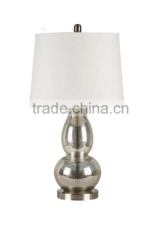 Traditional mecury glass table lamp
