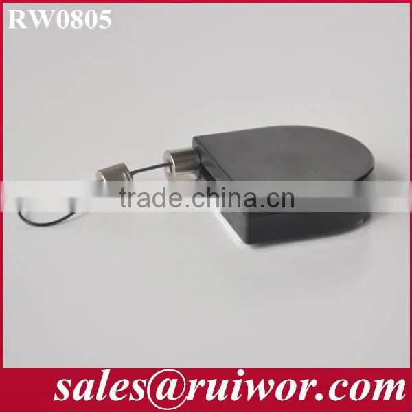 D-shaped Retractable security box for equipment counterbalancing