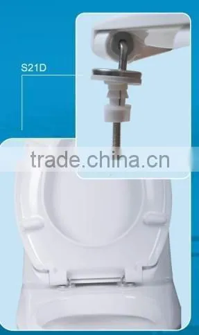 Bathroom Toilet seat cover with soft close function fits most WC pans