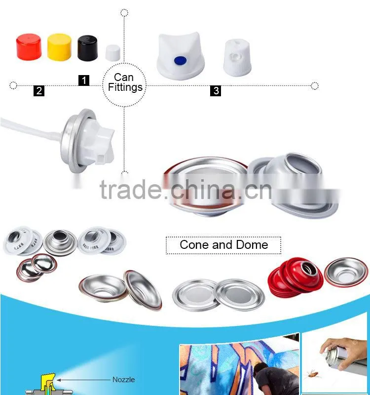 Best Match Aerosol Valve and Actuator/Spray Nozzle for Aerosol Tin Can