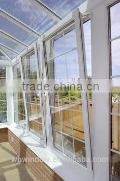 Modern house design PVC tilt and turn grills design windows,PVC glass windows and doors