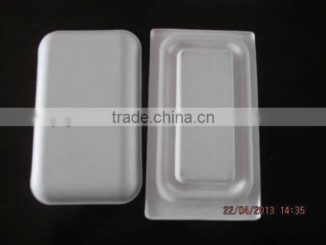 Hot Biodegradable HTC Mobile Phone Pulp Moulded Tray Inner Case Packaging,Cell Phone Pulp Paper Packing,Phone Molded Fiber Tray