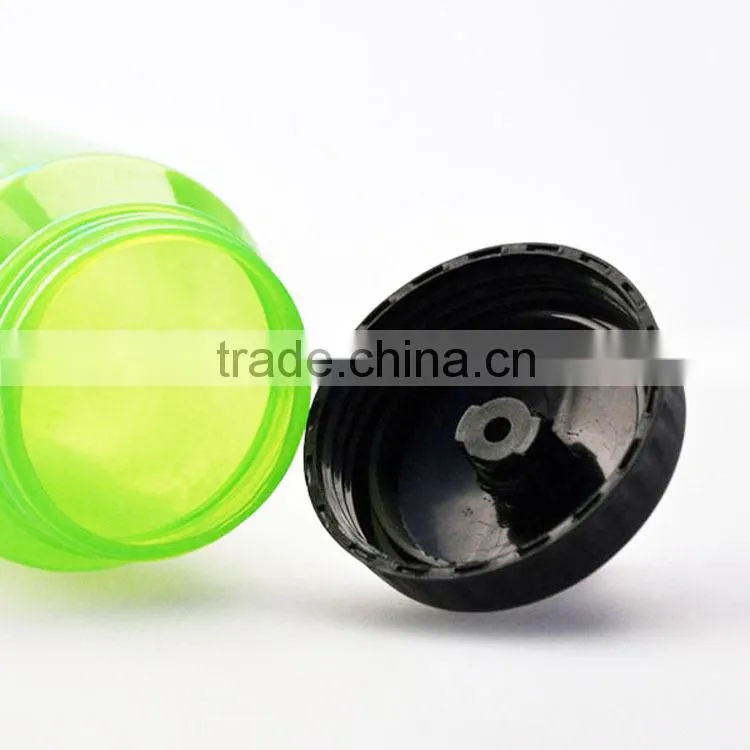 Orange Color Custom Logo Food Safe Plastic Water Bottle BPA Free 1000ML from JoyShaker Factory