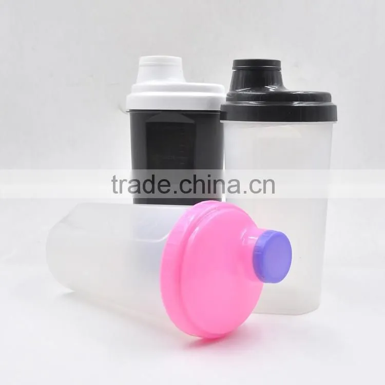 700ML Wholesale Custom Plastic Protein Shaker Bottle BPA free