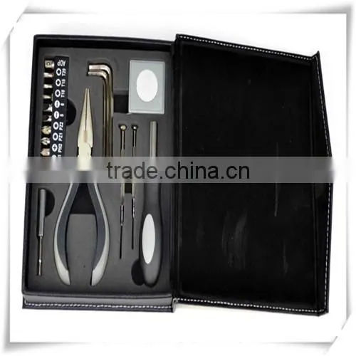 27PCS best-selling Household hand Tool Kit mutifuctional tool set business promotional tool kit in PU zipper pouch HW04017