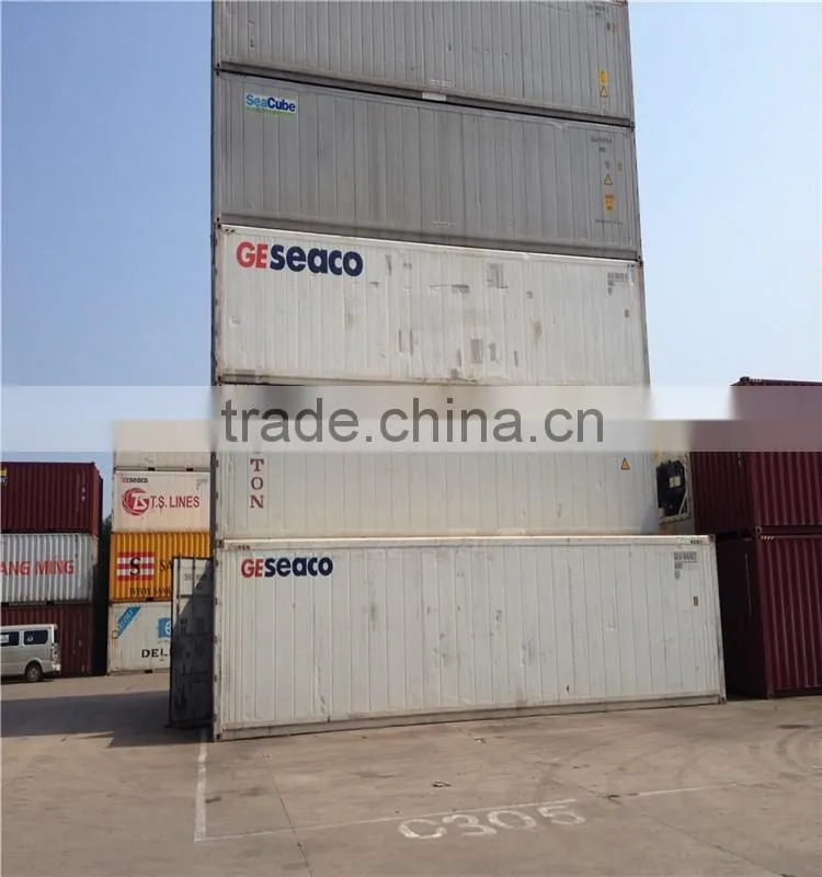 40feet used Reefer Container with Carrier refrigerator for sale