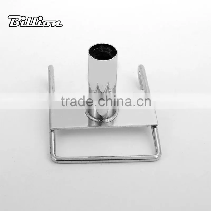 Metal Chrome Square Tube Display Support Slotted Aluminum Tube
