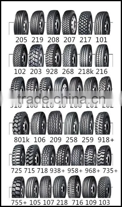 Various pattern 101 Chinese high quality and low price truck tyre 11R22.5