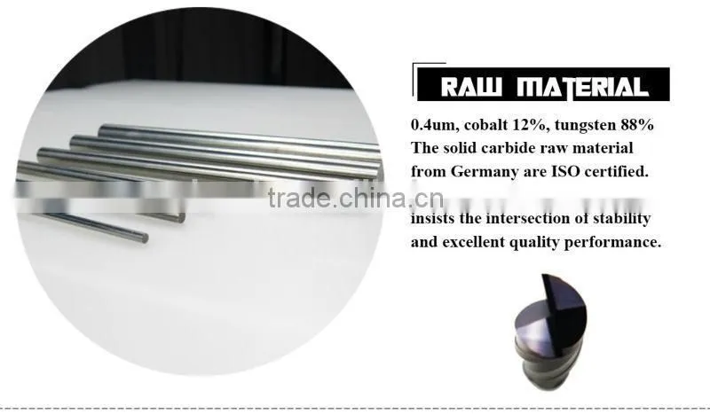 Liken500 HRC55 2Flute end mill CNC milling cutter wood