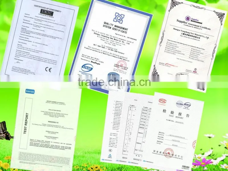 High cost-effctive wpc outdoor flooring material