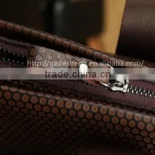 Fashion trendy mens leather messenger bag