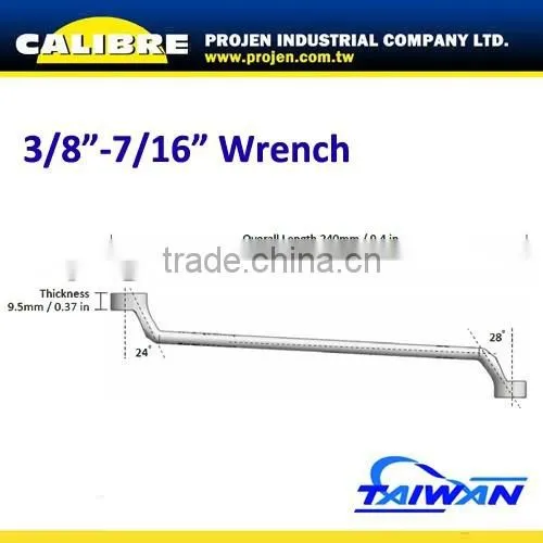 CALIBRE Brake Bleeder 6pt Deep Offset Box Wrench Set