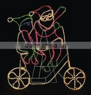 christmas led santa motif light