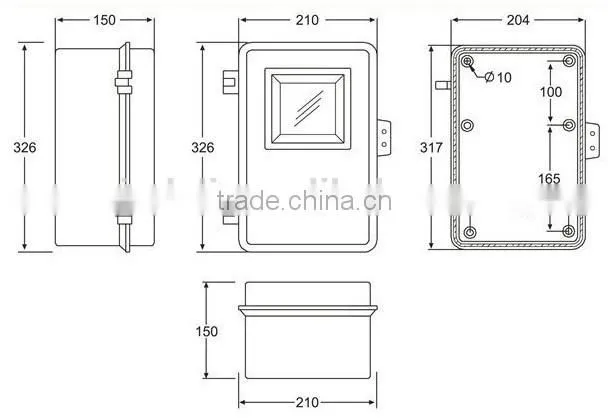 good quality electric box XBX-W1~W3