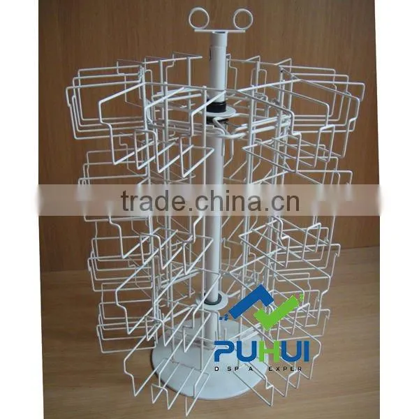 counter spinning tissue display rack