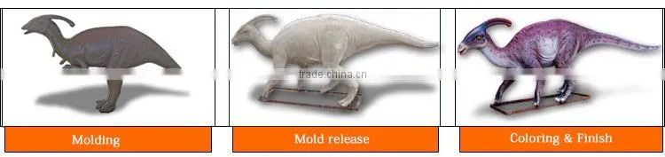 HLT Artistic Dustbin Fiberglass Dinosaur Dustbin For Park