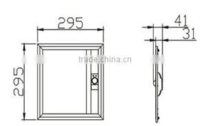 Jizhong High-quality LED Panel Light 300*300mm