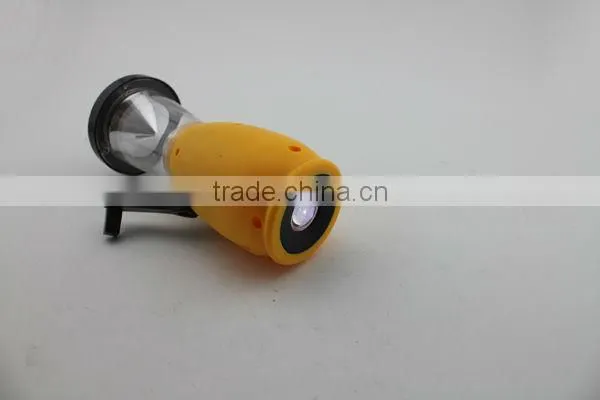 LED dynamo camping light with radio