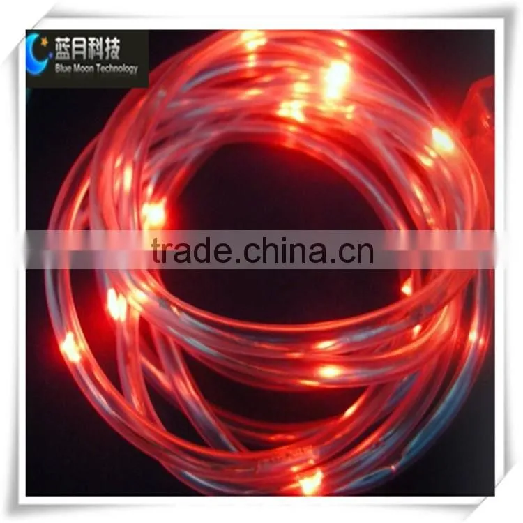 1.5m30ledsyellow Outdoor use waterproof christmas pvc tube string led light