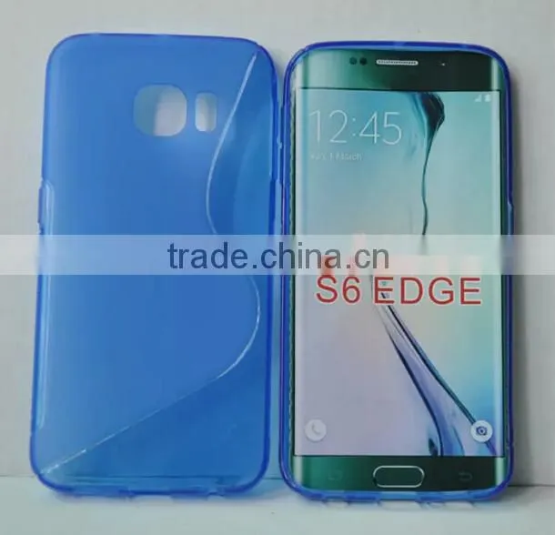Wholesale Price Colorful S-line Soft TPU Cover For Samsung Galaxy S6/S6 edge
