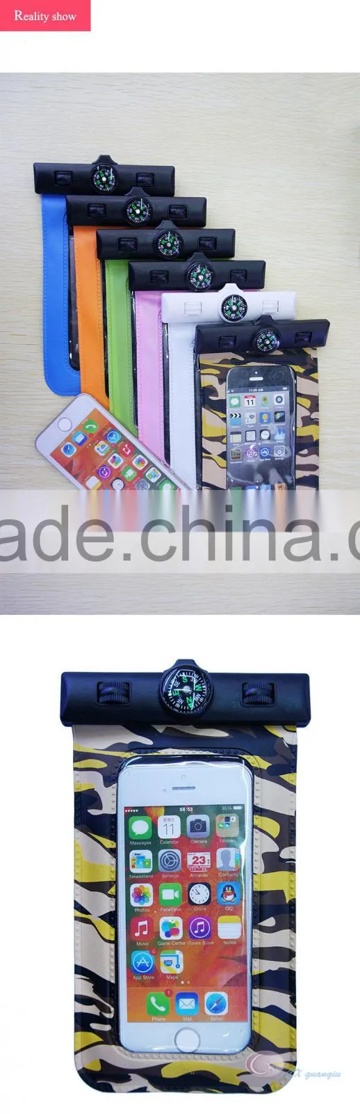 New Product Cheap OEM Waterproof Bag for Smart Phone/ for Iphone 6 6s 6 plus