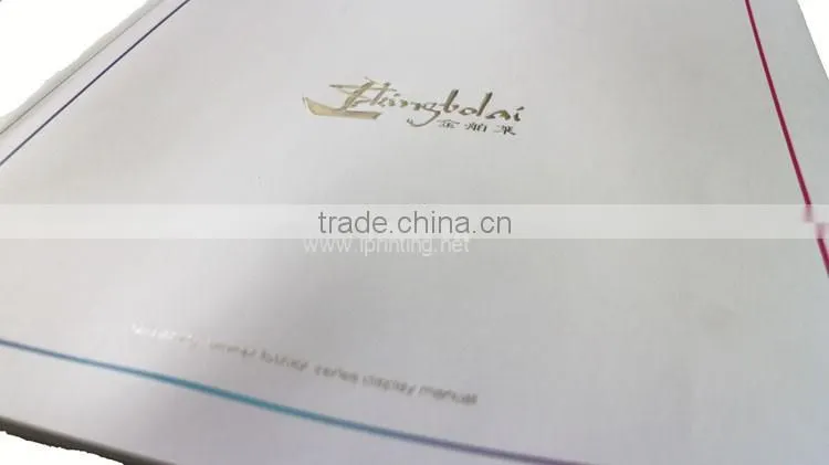 Hot stamping embossing softcover fashion photo album printing